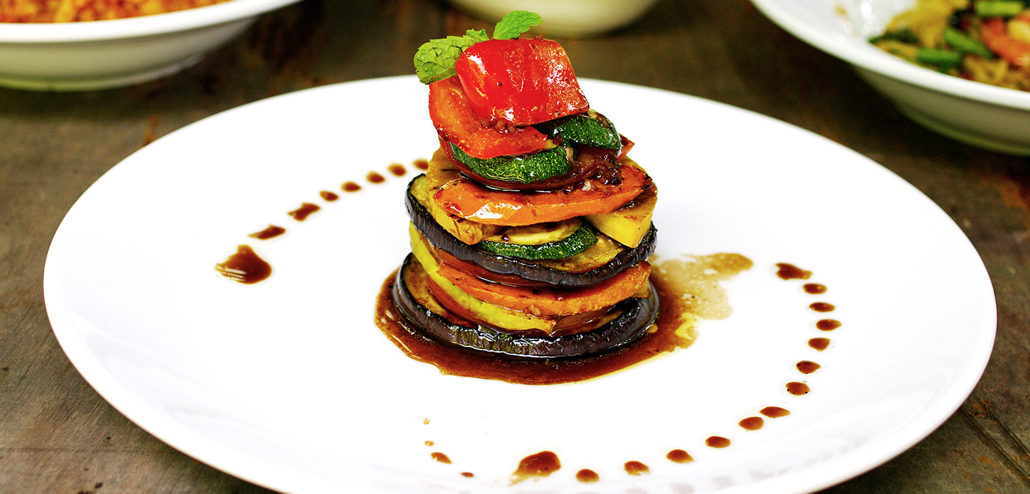 Menú vegetariano 